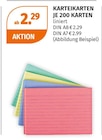 Karteikarten für 2,29 € bei Müller im Angebot Karteikarten im aktuellen Müller Prospekt