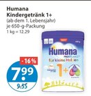 Kindergetränk 1+ im V-Markt Prospekt Kindergetränk 1+ von Humana im aktuellen V-Markt Prospekt für 7,99 €