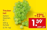 Trauben hell Angebot in Weissach Trauben hell im aktuellen Prospekt bei Netto Marken-Discount in Weissach