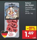 Netto Marken-Discount Amberg - Salami Mini Brezn Angebot im Prospekt Salami Mini Brezn bei Netto Marken-Discount im Amberg Prospekt für 1,49 €