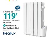 Mr.Bricolage Chartres - Promo Radiateur à inertie fluide elori Promo Radiateur à inertie fluide elori à 119,00 € dans le catalogue Mr.Bricolage à Chartres