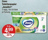 Toilettenpapier „bewährt“ bei V-Markt im Prospekt "" für 4,99 €
