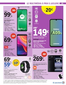 Promo Motorola dans le catalogue E.Leclerc du moment à la page 29