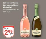 Jahrgangssekt Angebote von Schloss Moritzburg bei GLOBUS Krefeld für 2,99 €