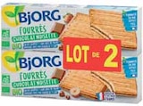 FOURRÉS CHOCOLAT LAIT NOISETTES BIO - BJORG à 3,97 € dans le catalogue Intermarché