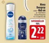 Deospray oder Roll-on von Nivea im aktuellen EDEKA Prospekt für 2,22 €