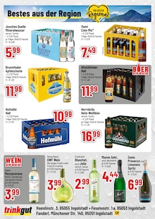 Getränke im aktuellen Trinkgut Prospekt (Ingolstadt) Getränke im Trinkgut Prospekt "Aktuelle Angebote" mit 4 Seiten (Ingolstadt)