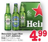 Lager Bier im Angebot bei E center in Pfinztal Lager Bier Angebote von Heineken bei E center Pfinztal für 4,99 €