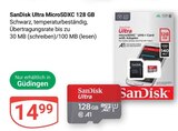 Ultra MicroSDXC 128 GB von SanDisk im aktuellen GLOBUS Prospekt
