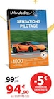 U Express Orchamps-Vennes - Promo Sensations Pilotage Promo Sensations Pilotage à 94,90 € dans le catalogue U Express à Orchamps-Vennes