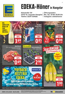 Red Bull im EDEKA Prospekt "Aktuelle Angebote" mit 24 Seiten (Sankt Augustin)