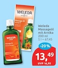 Massageöl mit Arnika von Weleda im aktuellen budni Prospekt