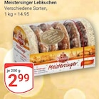 Lebkuchen Angebote von Meistersinger bei GLOBUS Bad Homburg für 2,99 €