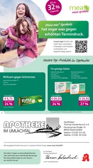 Aktueller mea - meine apotheke Prospekt "Unsere September-Angebote" Aktueller mea - meine apotheke Prospekt