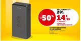 Batterie de secours 20 000 mah - SBS - Super U à Tours Batterie de secours 20 000 mah - SBS en promo chez Super U Tours à 14,99 €