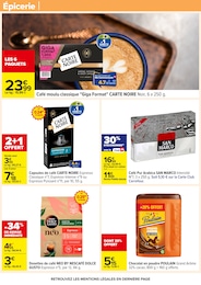 Prix et réduction Dosettes Café dans le prospectus Carrefour en cours Offre Dosettes Café dans le catalogue Carrefour du moment à la page 37
