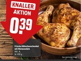 Frische Hähnchenschenkel mit Rückenstück Angebote bei REWE Hamm für 0,39 €