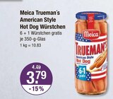 Trueman´s American Style Hot Dog Würstchen im V-Markt Prospekt Trueman´s American Style Hot Dog Würstchen von Meica im aktuellen V-Markt Prospekt für 3,79 €