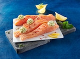 4 PAVÉS DE SAUMON AU BEURRE PERSILLÉ - AUCHAN - Auchan Supermarché à Créteil 4 PAVÉS DE SAUMON AU BEURRE PERSILLÉ - AUCHAN en promo chez Auchan Supermarché Créteil à 11,59 €