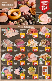 Wurst im aktuellen REWE Prospekt (Hildesheim) Wurst im REWE Prospekt "Dein Markt" mit 28 Seiten (Hildesheim)