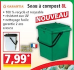 Norma Riedisheim - Promo Seau à compost 8L Promo Seau à compost 8L à 7,99 € dans le catalogue Norma à Riedisheim