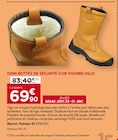 Promo Demi Bottes de Sécurité Cuir Fourré Oslo à 69,90 € dans le catalogue Gedimat à Friville-Escarbotin