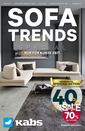 Möbel & Einrichtung Prospekt von Kabs Barnekow Kabs Prospekt: "SOFATRENDS!", 13 Seiten, 04.12.2023 - 10.12.2023