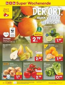 Bananen im Netto Marken-Discount Prospekt "Aktuelle Angebote" mit 54 Seiten (Stuttgart)