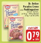 EDEKA - Paradies Creme Vanille Angebot im Prospekt Paradies Creme Vanille bei EDEKA im Prospekt "" für 0,79 €