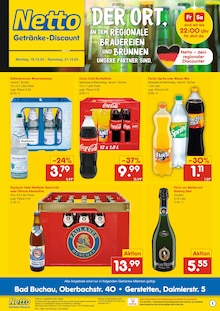 Netto Marken-Discount Prospekt "DER ORT, AN DEM DU IMMER AUSGEZEICHNETE PREISE FINDEST." mit  Seiten (Bad Buchau)