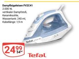 Dampfbügeleisen FV2C41 im Angebot bei GLOBUS in Worms Dampfbügeleisen FV2C41 Angebote von Tefal bei GLOBUS Worms für 24,99 €