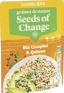 Géant Casino Limoges - Riz complet et quinoa bio 2 min graines de nature Promo Riz complet et quinoa bio 2 min graines de nature dans le catalogue Géant Casino "Sélection Bio" à Limoges