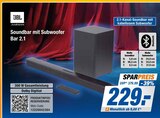 Soundbar mit Subwoofer Bar 2.1 im Angebot bei expert in Lippstadt Soundbar mit Subwoofer Bar 2.1 Angebote von JBL bei expert Lippstadt für 229,00 €