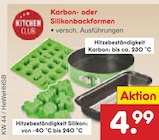Karbon- oder Silikonbackformen im Netto Marken-Discount Prospekt Karbon- oder Silikonbackformen von Kitchen Club im aktuellen Netto Marken-Discount Prospekt für 4,99 €