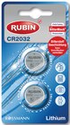 Knopfzellen im Angebot bei Rossmann in Lüneburg Knopfzellen Angebote von Rubin bei Rossmann Lüneburg für 0,59 €