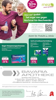 Aktueller mea - meine apotheke Prospekt (Passau, 4 Seiten zum blättern mea - meine apotheke Prospekt Unsere September-Angebote mit 4 Seiten