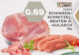 Zarte Schinkenschnitzel Angebote von meinLand EDEKA bei E center Dinslaken für 0,69 €