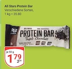 Protein Bar Angebote von All Stars bei GLOBUS Duisburg für 1,79 €