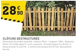 Promo Clôture destructurée à 28,90 € dans le catalogue Tout Faire à La Tourette