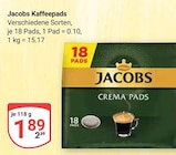 Kaffeepads im Angebot bei GLOBUS in Wolfenbüttel Kaffeepads Angebote von Jacobs bei GLOBUS Wolfenbüttel für 1,89 €