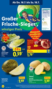 Kartoffeln im Lidl Prospekt "LIDL LOHNT SICH" mit 72 Seiten (Wuppertal)