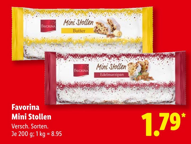 Mini Stollen Edelmarzipan