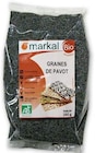Graines de pavot - 250 g - MARKAL en promo chez NaturéO Graines de pavot - 250 g - MARKAL dans le catalogue NaturéO