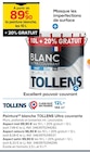 Peinture blanche Ultra couvrante - TOLLENS en promo chez Castorama Bezons à 89,90 €