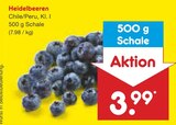 Aktuelle Obst Angebote bei Netto Marken-Discount in Duisburg Aktuelles Heidelbeeren Angebot bei Netto Marken-Discount in Duisburg ab 3,99 €