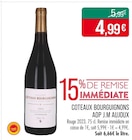 Coteaux Bourguignons AOP Rouge 2023 - AOP J.M AUJOUX en promo à 4,99 € chez Supermarchés Match Coteaux Bourguignons AOP Rouge 2023 - AOP J.M AUJOUX dans le catalogue Supermarchés Match