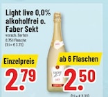 Aktuelle Sekt Angebote bei Marktkauf in Gelsenkirchen Aktuelles Light live 0,0% alkoholfrei Angebot bei Marktkauf in Gelsenkirchen ab 2,50 €