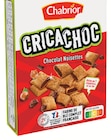 Crica Choc' Chocolat Noisette - Chabrior à 1,37 € dans le catalogue Intermarché Hyper