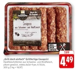 Grillfertige Cevapcici im Angebot bei EDEKA in Saarlouis Grillfertige Cevapcici Angebote von unsere Hausmarke bei EDEKA Saarlouis für 4,49 €