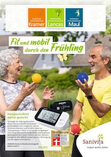 Sanitätshaus Maul GmbH Prospekt Fit und mobil durch den Frühling mit  Seiten in Haselünne und Umgebung
